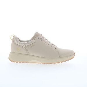 Rockport Womens TruStride Golf Lace To Toe Waterproof Beige Shoes (NWT)